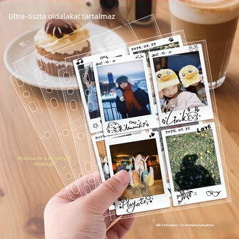 Good Polaroid fényképalbum kivehető lapokkal, PP borító, 4×9 zsebek, logó nyomtatása elérhető, testreszabás