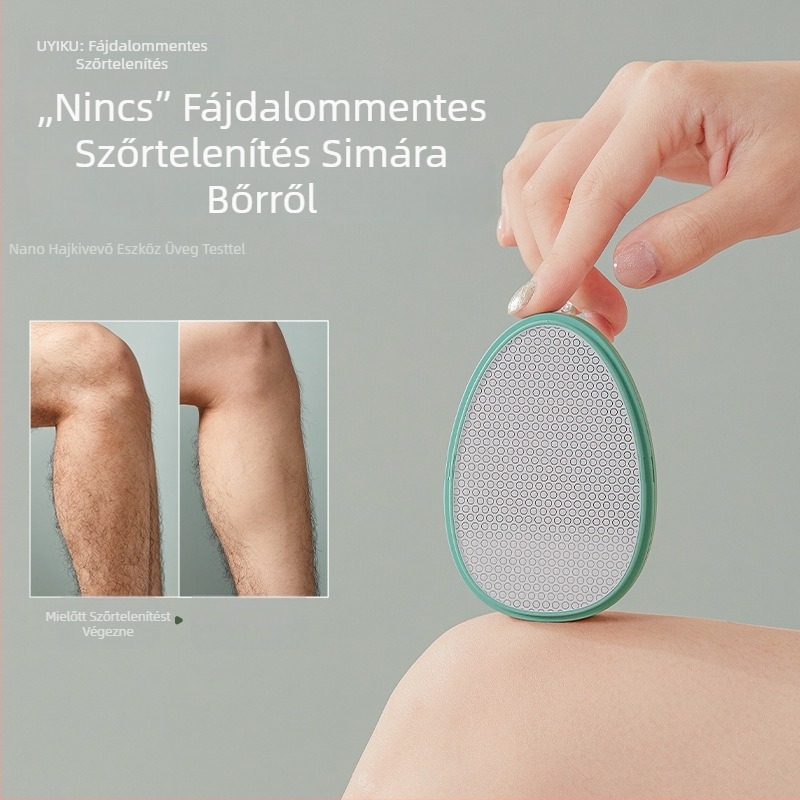 UYIKU Nano üveg talpi pedikűrreszelő a hámlasztáshoz és a halott bőr eltávolításához — kézi eszköz, magánmárka, 120 darabos doboz, pengék nélkül