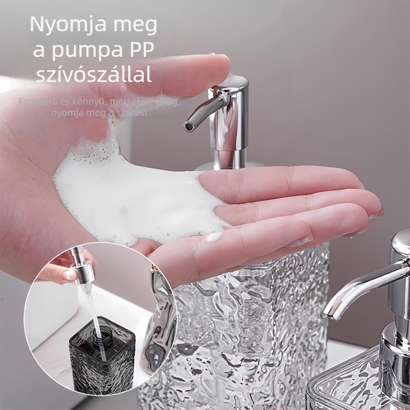 PET habosító adagoló üveg samponhoz, tusfürdőhöz és kézfertőtlenítőhöz