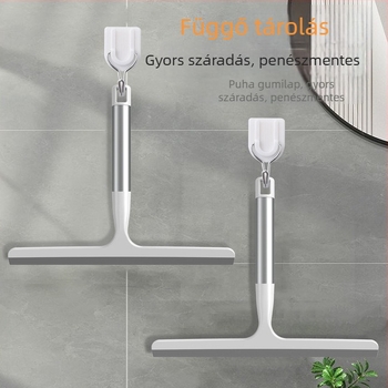 Üveg tisztító kaparó – egyszárnyú törlő, műanyag test, márka Ailin, otthoni használatra (manuális)