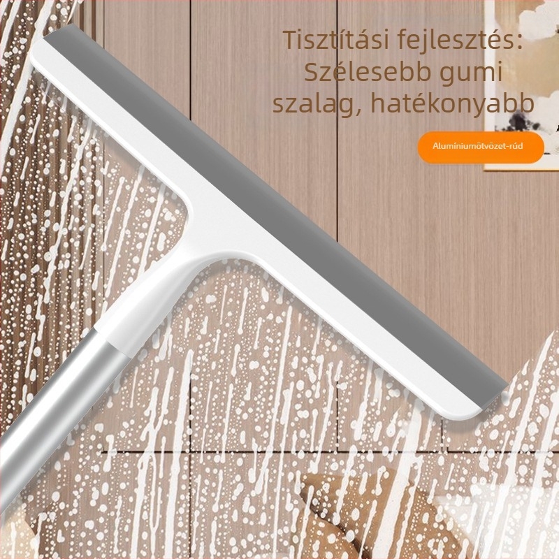 Üveg tisztító kaparó – egyszárnyú törlő, műanyag test, márka Ailin, otthoni használatra (manuális)