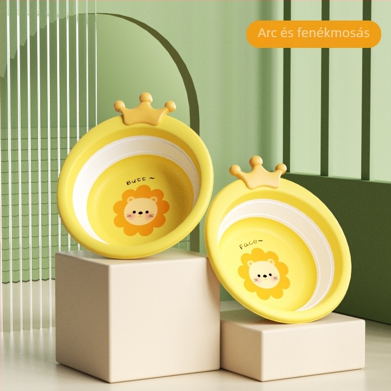 Összecsukható babamosó edény – Anyag: PP+TPE; Márka: ALCOCO; Logó nyomtatás: Igen; Testreszabás: Elérhető