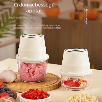 Elektromos fokhagyma nyomó, USB tölthető, multifunkcionális a fokhagymapasta készítéséhez