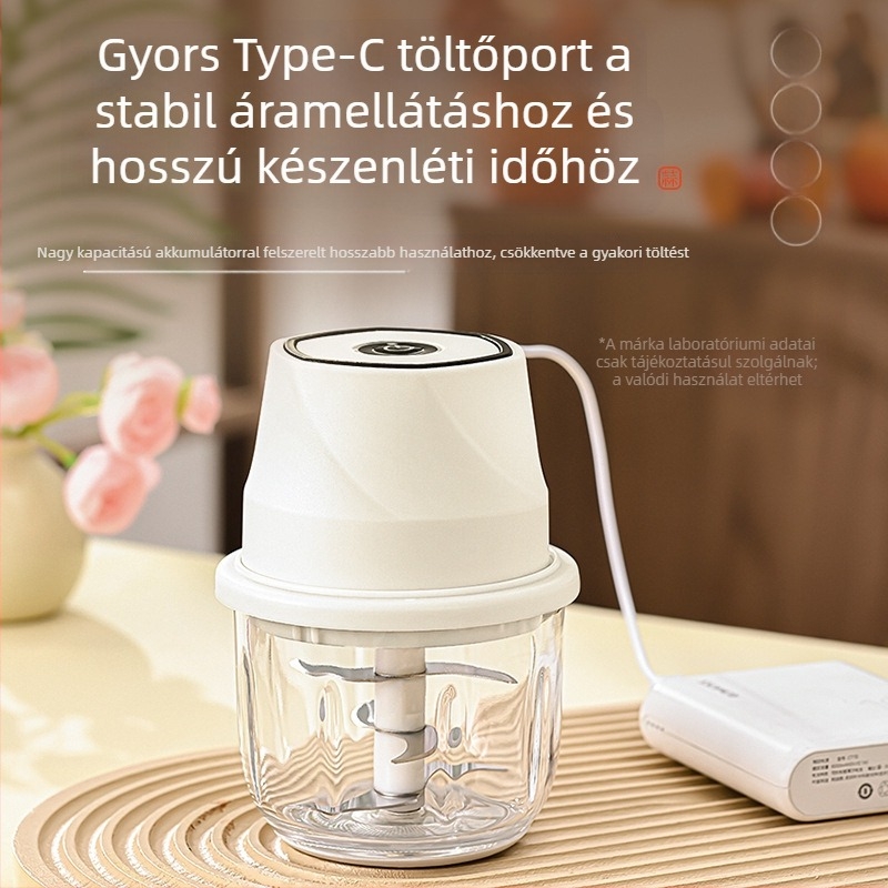 Elektromos fokhagyma nyomó, USB tölthető, multifunkcionális a fokhagymapasta készítéséhez
