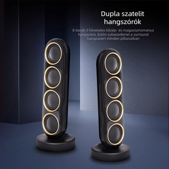 9-utas Bluetooth hangsugárzórendszer, 130W kimenet, Bluetooth 5.3, 100Hz–20kHz, SNR ≥85dB