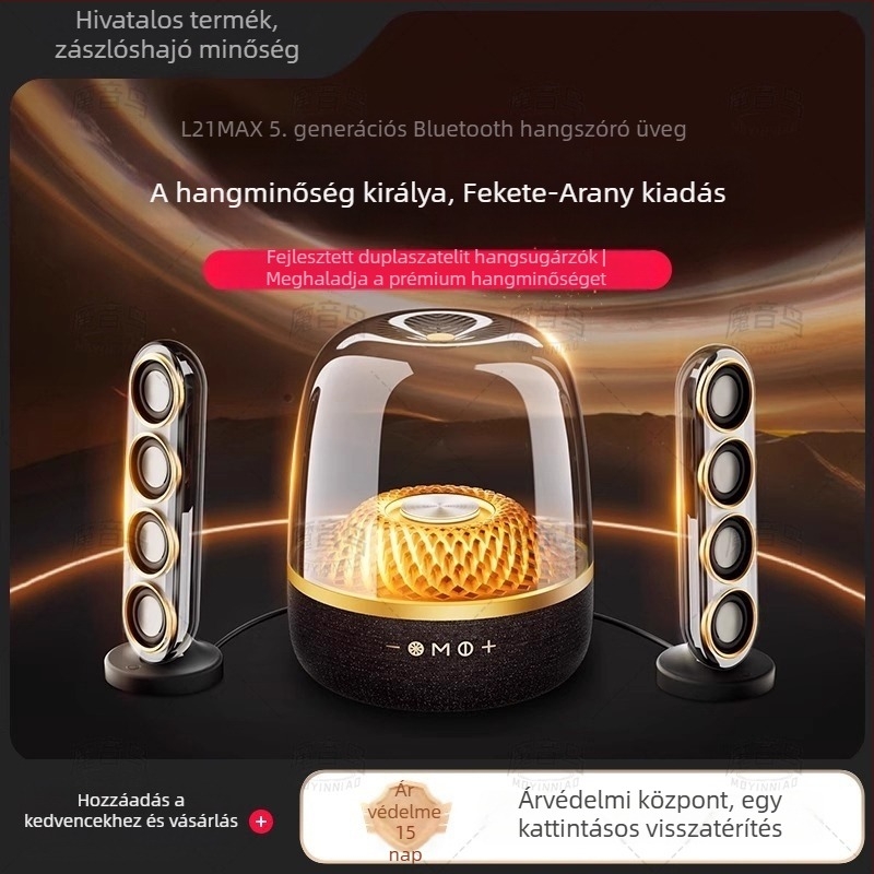 9-utas Bluetooth hangsugárzórendszer, 130W kimenet, Bluetooth 5.3, 100Hz–20kHz, SNR ≥85dB