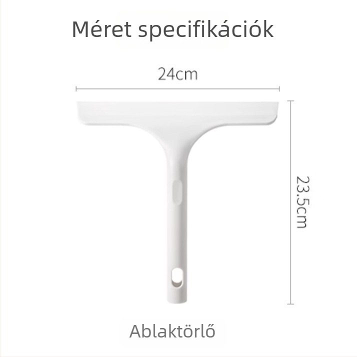 Háztartási üveg tisztító eszköz egyoldalas törlővel, ablakokra és szúnyoghálókra