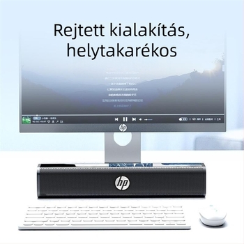 HP WS10 USB 2.1 multimédiás hangsugárzó rendszer laptophoz és asztali számítógéphez
