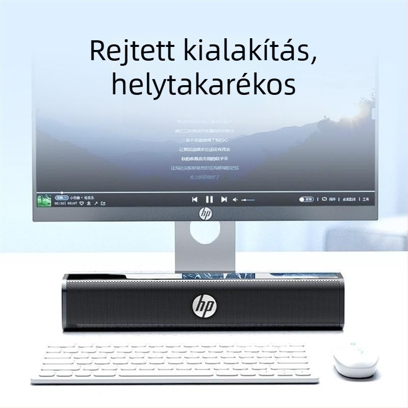 HP WS10 USB 2.1 multimédiás hangsugárzó rendszer laptophoz és asztali számítógéphez