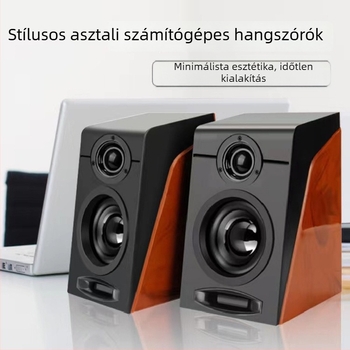 First Sight Model 950 asztali multimédiás hangfalak, 2.0 sztereó, 6W max, 5V bemenet, USB/AV interfész