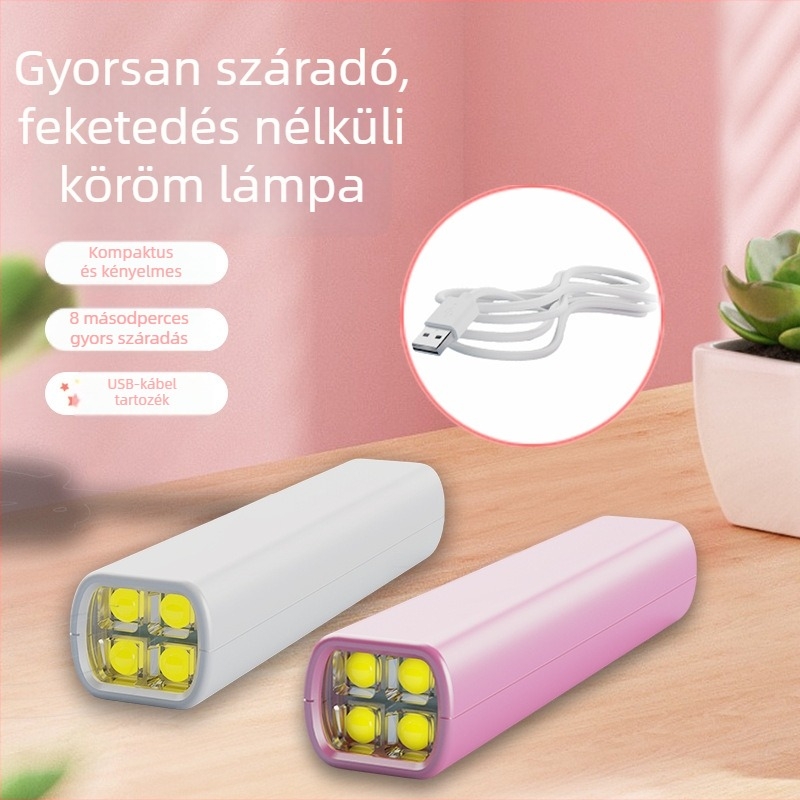 Ling xi LX-002 Kézben tartható köröm fototerápiás lámpa, hordozható UV/LED körömlámpa manikűrhöz