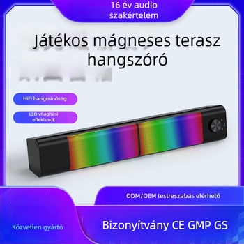 Asztali Bluetooth hangfal USB 2.0, 2-csatornás, 10W, 3D surround hangzás