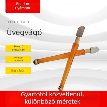 Görgős üvegvágó üveghez és kerámiacsempékhez, modell 01, vágási vastagság 1–100 mm