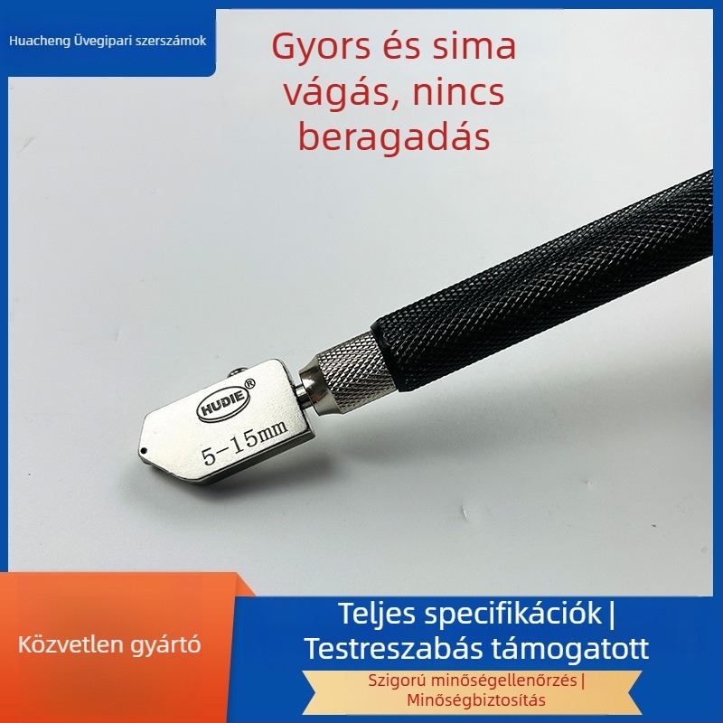 Többfunkciós üvegvágó gyémántvágófejjel üveghez és csempéhez