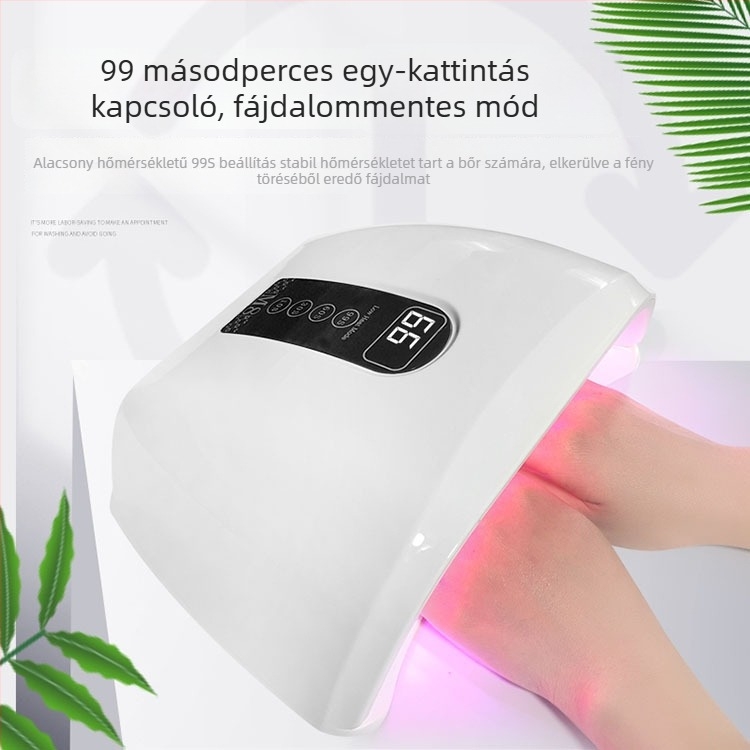TY-129 körömlakk fototerápiás készülék, 100-240V, nettó tartalom 0.726, OEM
