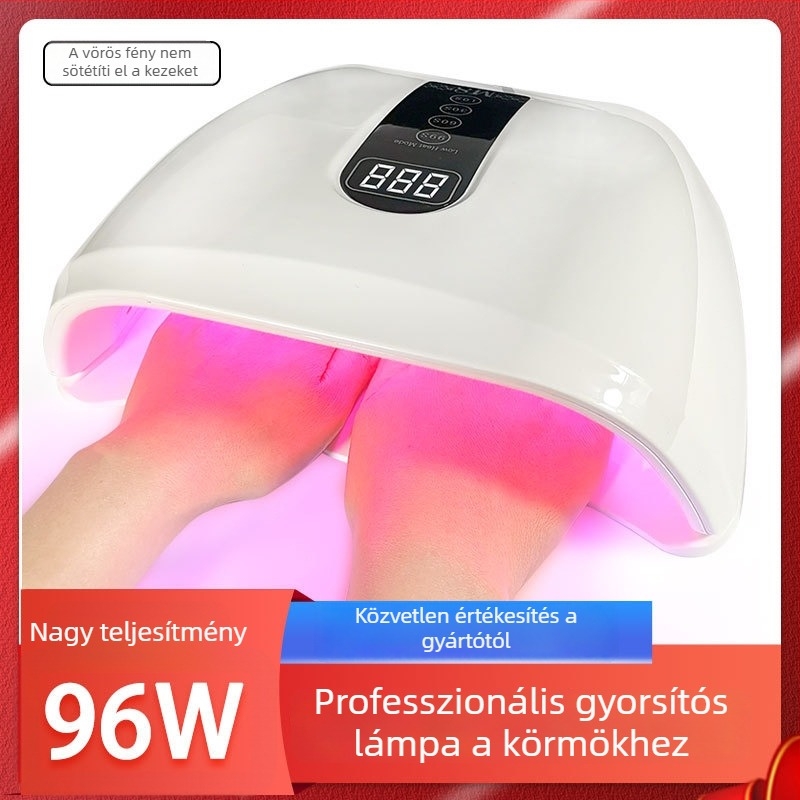 TY-129 körömlakk fototerápiás készülék, 100-240V, nettó tartalom 0.726, OEM