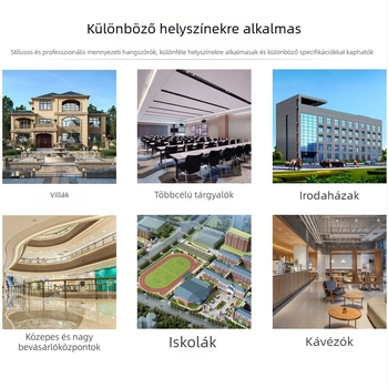 Fali hangszóró közösségi hírközléshez, háttérzenéhez, iskolai és konferenciatermekhez