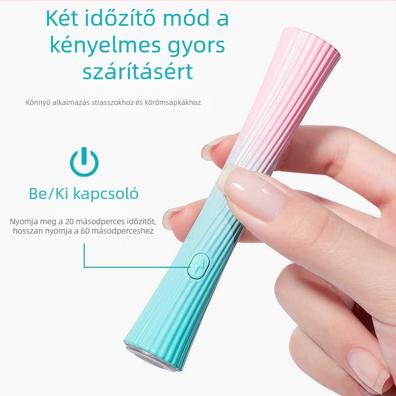 Kézben tartható köröm fototerápiás eszköz Nail Art One-Word Lamp – Guangdong eredetű, hazai márka, nem importált, modell Nail Art One-Word Lamp