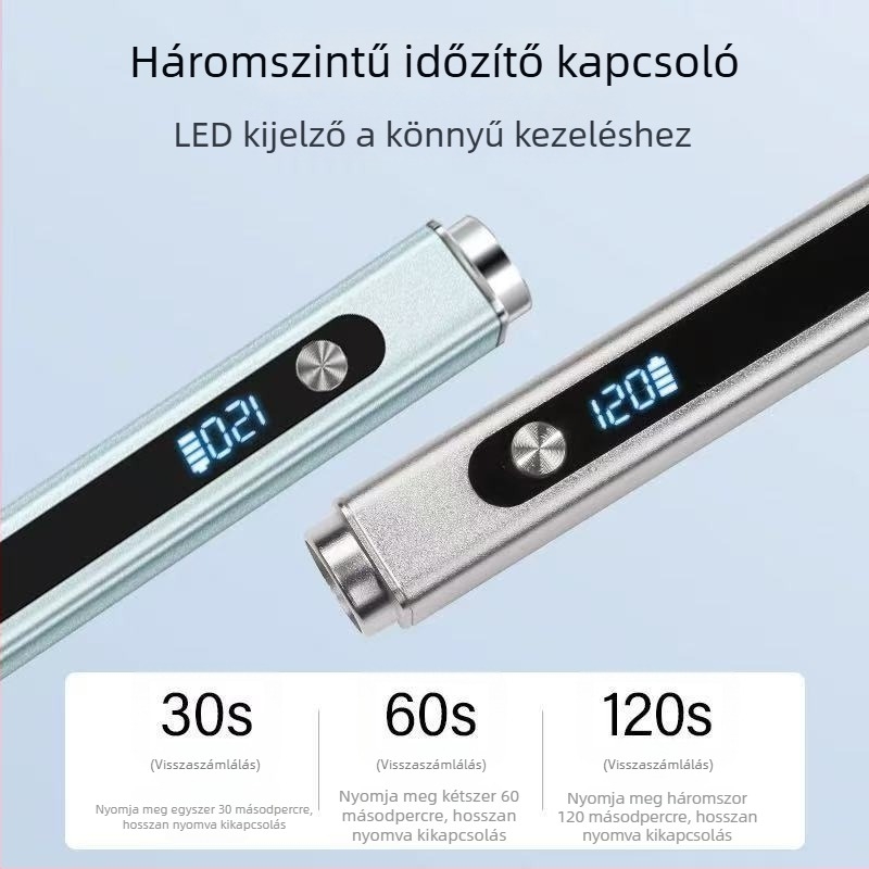 Kézben tartható körömfototerápiás lámpa, kompakt, újratölthető gél-lakk gyorsszárító lámpa