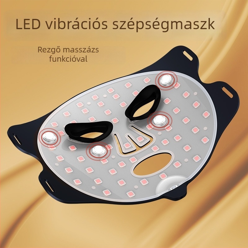 7 színű vörös- és kék LED arcmaszk otthoni fototerápiához