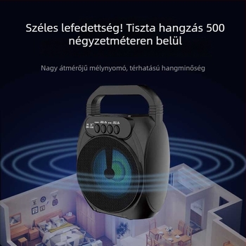 Douwang Vezeték nélküli Bluetooth Kültéri Hangszóró Beépített Mikrofonnal és TF Kártya Foglalattal