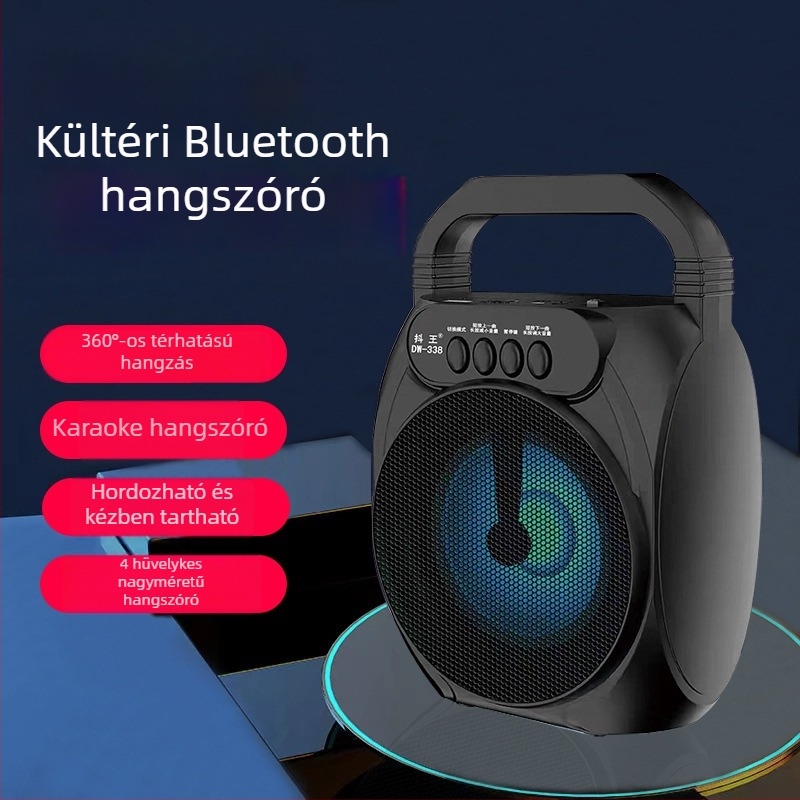 Douwang Vezeték nélküli Bluetooth Kültéri Hangszóró Beépített Mikrofonnal és TF Kártya Foglalattal