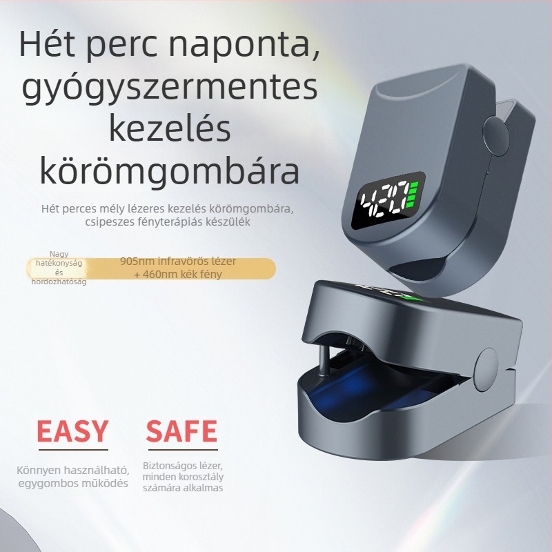 Kézben tartható körömlámpa körömgombásodás elleni – tisztítás és kiegészítő terápia
