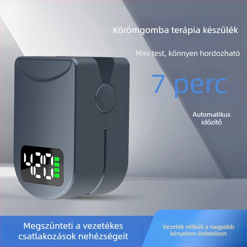 Kézben tartható körömlámpa körömgombásodás elleni – tisztítás és kiegészítő terápia