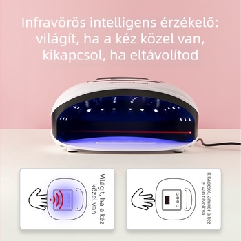 Körömlámpa UV/LED, YATIAN YT-007, 48W, 36 UV/LED fényforrás, OEM