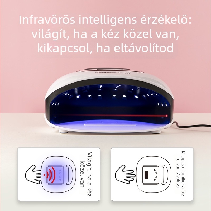 Körömlámpa UV/LED, YATIAN YT-007, 48W, 36 UV/LED fényforrás, OEM