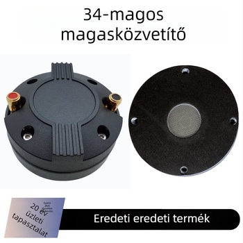Titánium membrános magasfrekvenciás meghajtó külső mágneskörrel és hornos terheléssel