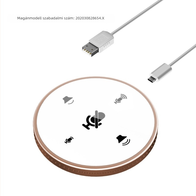 Y02 Omnidirekcionális USB konferencia mikrofon hangszóróval PC-hez és gaming laptophoz