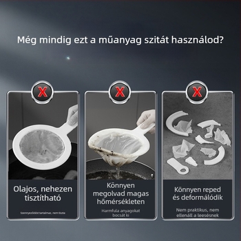 Rozsdamentes acél konyhai szűrőedény olajszétválasztáshoz | Márka Youqin • Anyag: 304 rozsdamentes acél • Eredet: Wenzhou • Bevezetés: 2025 • Stílus: Modern egyszerűség