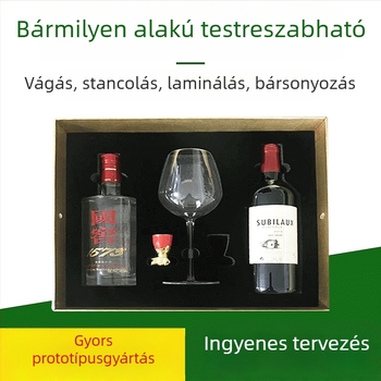 Testreszabott EVA hab belső bélés a védőcsomagoláshoz, nyomáscsökkentés és ütésállóság, flockolt ajándékdoboz gravírozott belsővel