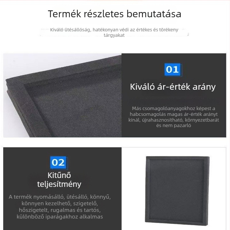 Nagy sűrűségű EVA hablap, sűrűség 88, EVA anyag, antistatikus, tűzálló, feldolgozás és testreszabás