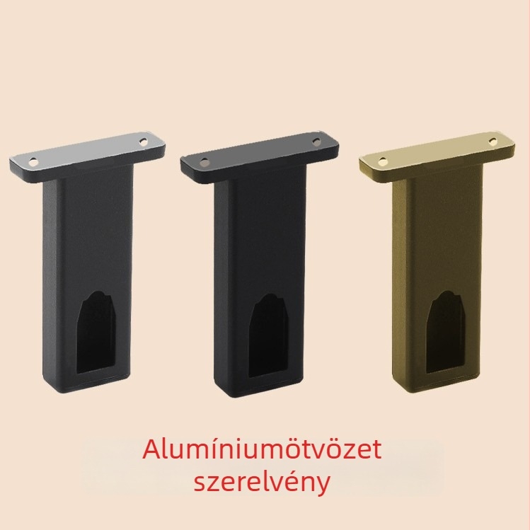 Testre szabható ruhasín gardróbba, alumínium- és cinkötvözet, modell Kdz-gy, gardróbhoz, világos luxus stílus, bevonat szórással