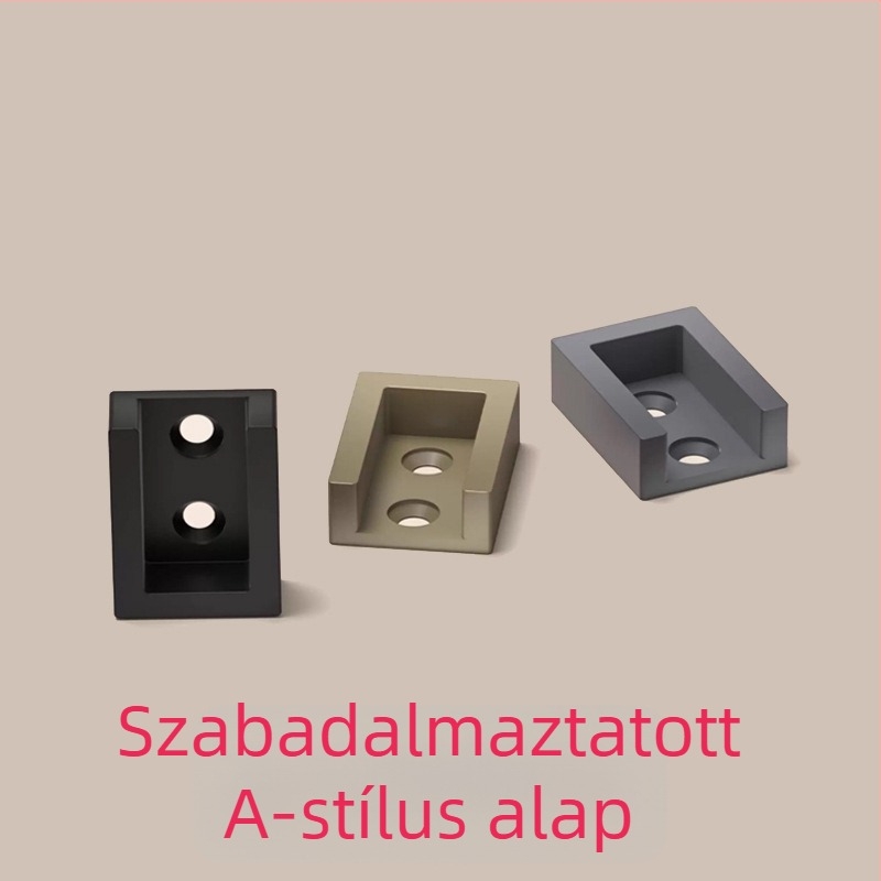 Testre szabható ruhasín gardróbba, alumínium- és cinkötvözet, modell Kdz-gy, gardróbhoz, világos luxus stílus, bevonat szórással