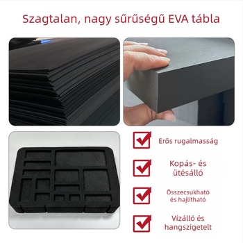EVA habanyagú pufferlemez és ütéscsillapító szalagok