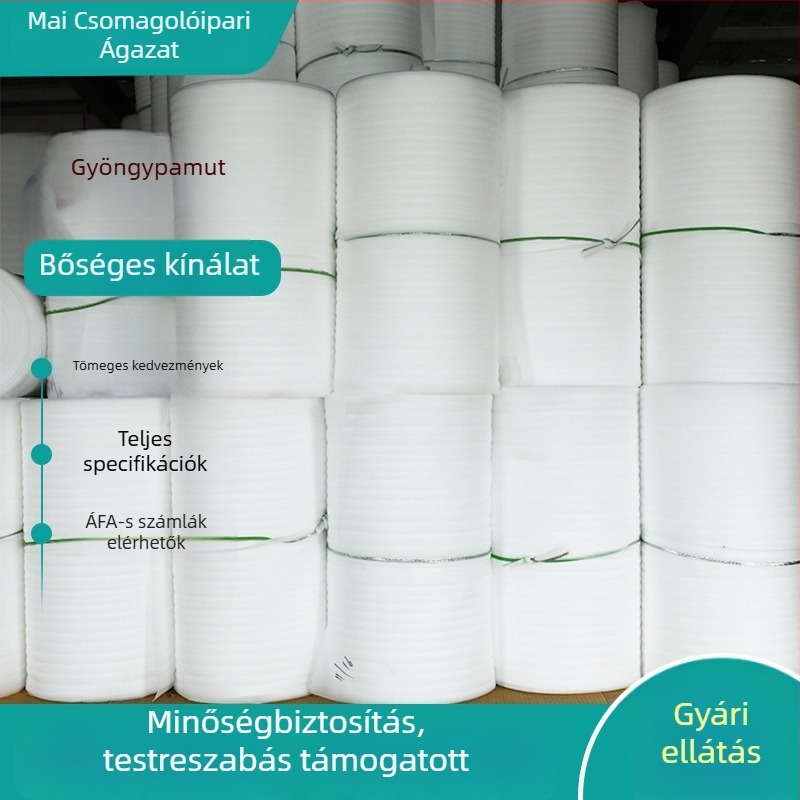 Fehér EPE hab tekercs bútorcsomagoláshoz és karton belső bevonathoz