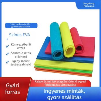 Színes EVA hablap tekercs, magas rugalmasság, erős habképződés, tűzálló és vezető EVA hab