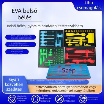 Magas sűrűségű precíziós eszközök védő EVA béléses csomagolása, ütésálló habbal és gravírozási lehetőséggel (Anyag: EVA; Sűrűség: konzultáljon; Márka: Libo; Nyomtatás: elérhető)