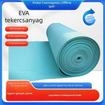 EVA habroló anyag csomagoláshoz — vízálló, nagy sűrűségű, textil-kompozit szivacs, testre szabható, Anju márka, sűrűség 38-80