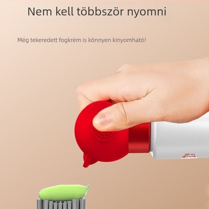 Vákuumos fogkrémnyomó a fürdőszobába, kompatibil minden fogkrémfejjel, arctisztító, kézzel eltávolítható tisztítás