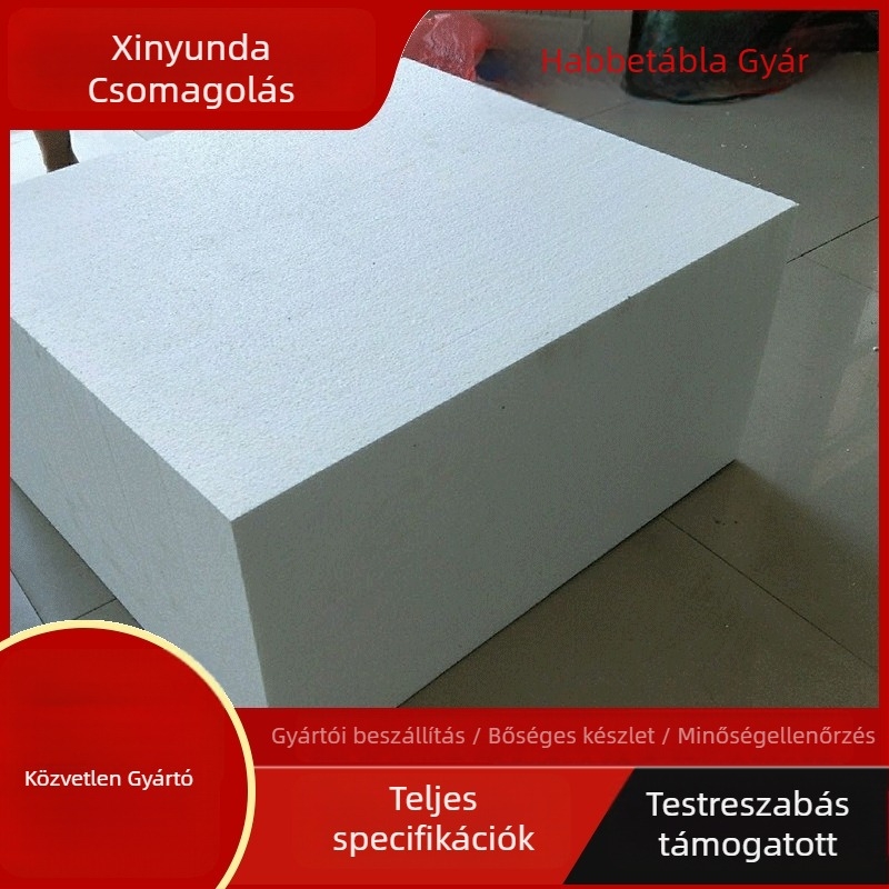 EPS habpanel csomagoláshoz, magas és alacsony sűrűségű, testreszabható vastagság, nyomtatható felület, Xin Yunda márka