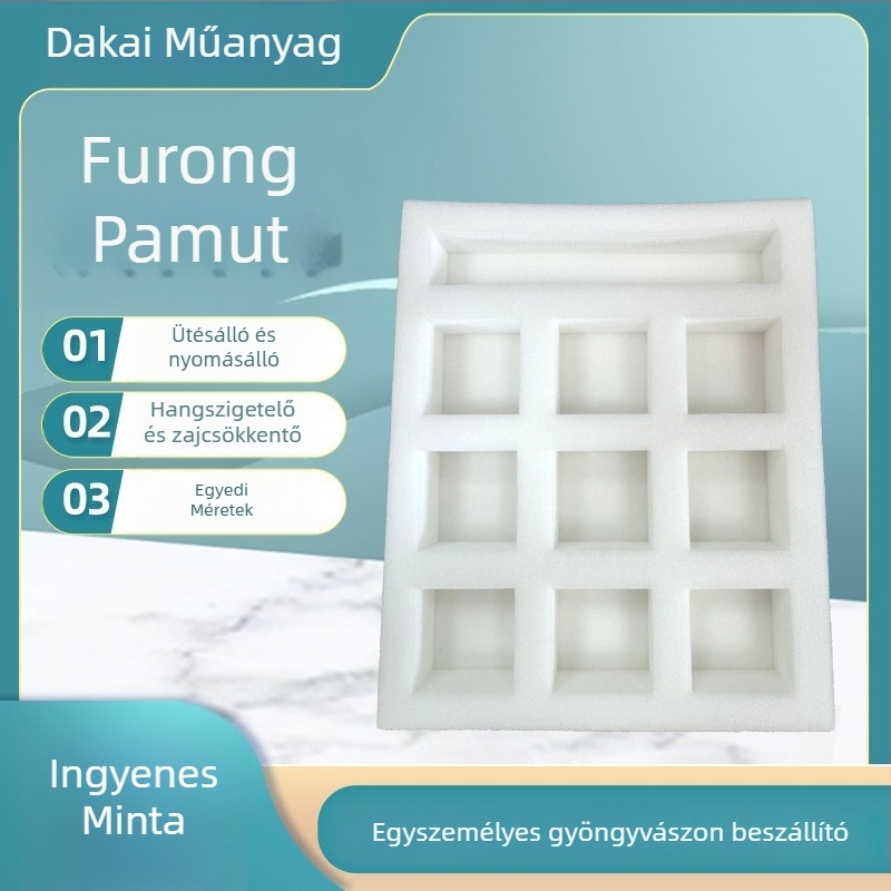 Elektronikus termék belső tálcája Furong gyapot bevonattal, speciális alakú, testreszabott specifikációk