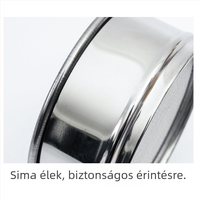 Liszt szita No. 20, 0,85 mm lyuk, rozsdamentes acél