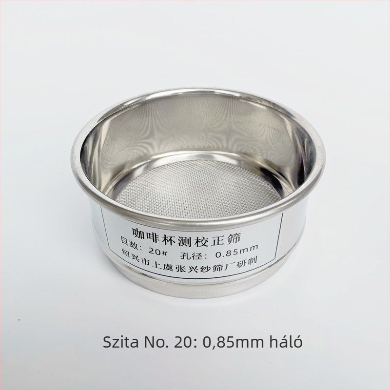 Liszt szita No. 20, 0,85 mm lyuk, rozsdamentes acél