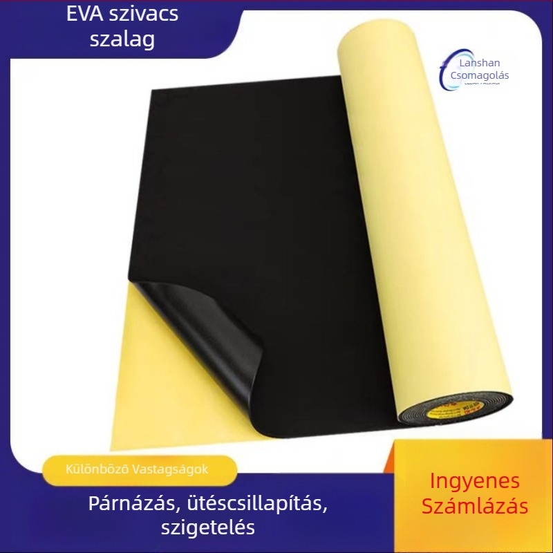 EVA hablap ragasztóval a hátoldalon, anyag EVA, sűrűség 50 kg/m³, márka Blue Fir