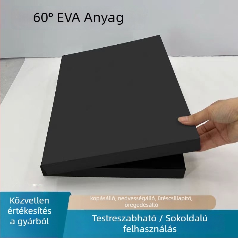 EVA hablap – Magas sűrűségű 38, belső ütésálló bevonat, gravírozással vagy nyomtatással testreszabható, flocking és ragasztási lehetőségek