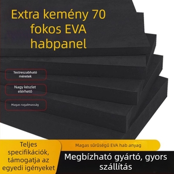 EVA habpanel, nagy sűrűségű, ütésálló és nyomásálló, Sűrűség 70, Vastagság 1–60 mm